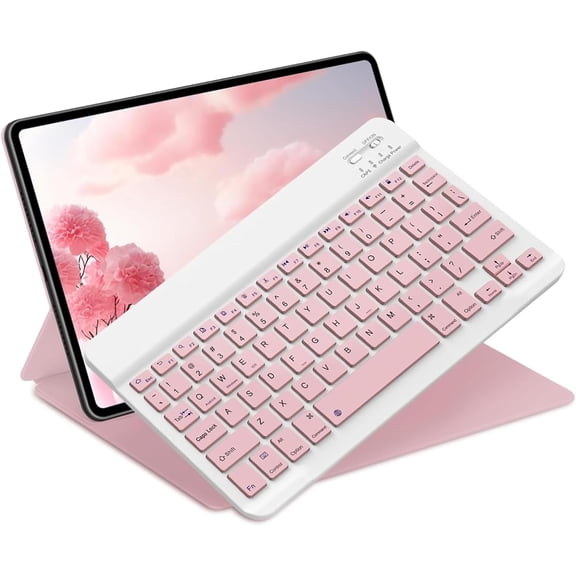 GJX Bluetooth Keyboard for A16 11th 10th Generation Pro 13/12/11/10/9/8/7 inch Air 13/11th Gen mini Tablets,etc.-Slim Wireless Portable Travel Office Computer Accessories