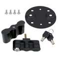 thumbnail image 5 of Pack Mount Lock, Locking Pack Mount with Backing Plate Base and 2 Keys, for Fuel Pack, Water Container, Storage Box, 5 of 5
