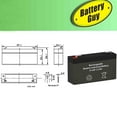 thumbnail image 5 of BatteryGuy Henda Technologies HT6V1.3 replacement 6V 1.2Ah battery - BatteryGuy brand equivalent, 5 of 6