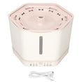 thumbnail image 1 of Dispensador de agua automático por inducción para mascotas, inalámbrico, con circulación de agua viva, gran capacidad, silencioso, para perros y gatos, color rosa, 1 of 14