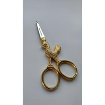 Bianco Brothers Instruments Rooster Embroidery Scissors, Stainless Steel Sewing Scissors, Sharp Point Small Scissors, Made in the US