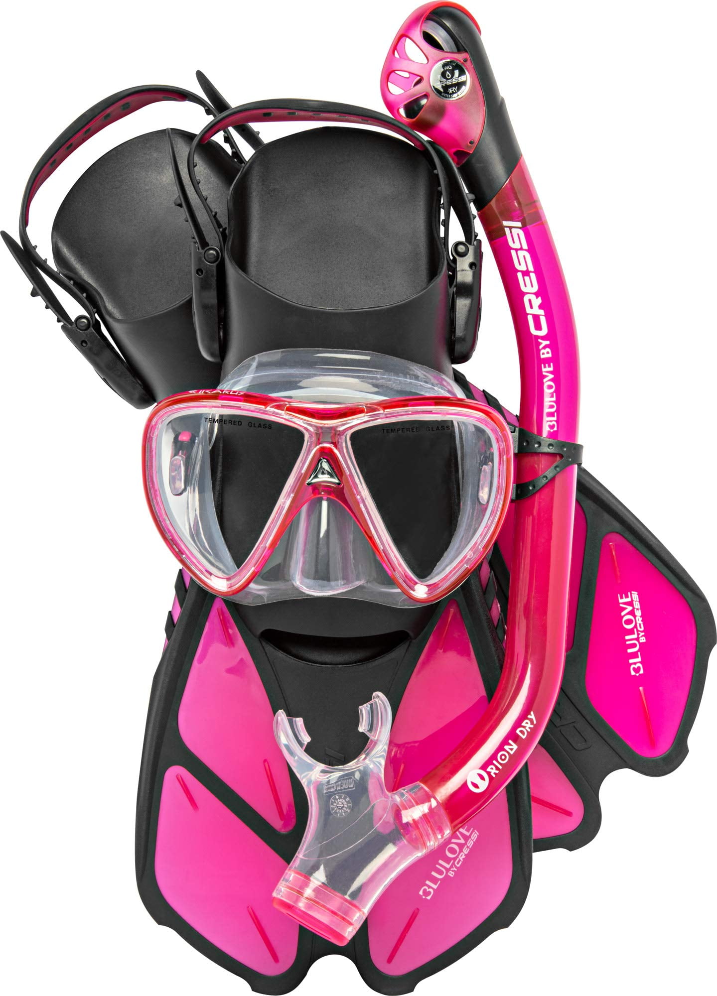 Cressi Mini Dry Young Diving Dry Snorkel Quality Since 1946