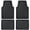 Black, variant on FLORICH 4-Piece Heavy Duty Car Floor Mats, Deep Dish Waterproof Car Mats All Weather, Universal Trim-to Fit Floor Mats for Car SUV Truck Van, Pink