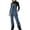 Navy, variant on Girls Insulated Ski Overalls, Kids Adjustable Strap Snow Pants with Multiple Pockets, Waterproof Snowsuit for Snowboarding and Winter Play, Age 4-13 Years Black 150