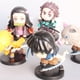 thumbnail image 2 of Figura de Demon Slayer de Kamado, Tanjirou, Agatsuma, Zenitsu, Kamado, Nezuko, Hashibira, Inosuke, juguetes de PVC, versión Q Gong Bohan LED, 2 of 2