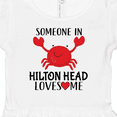 thumbnail image 4 of Inktastic Someone in Hilton Head Loves Me Girls Baby Dress, 4 of 5