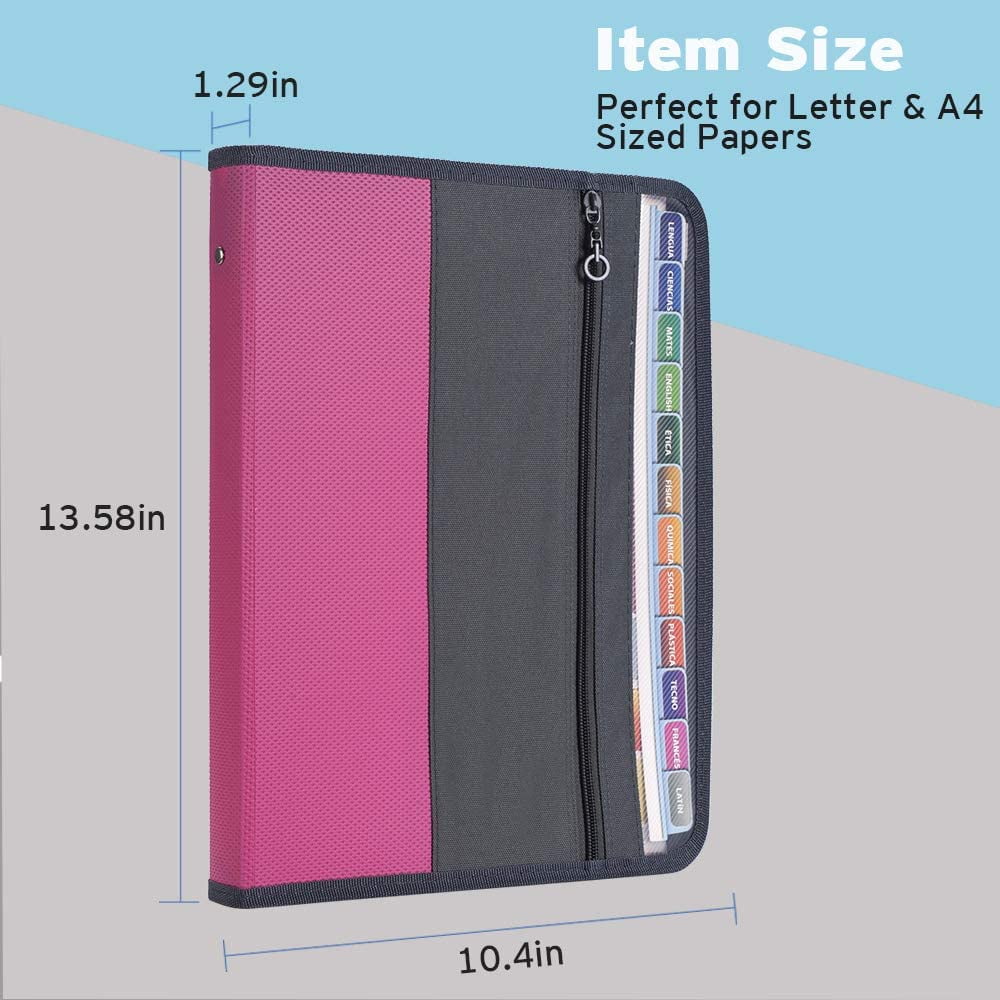 Buy 13 Pocket Expanding File Folder with Sticky Labels, Accordion File