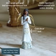 thumbnail image 5 of Pavilion Gift Company African American Praying Collectible Resin Angel Figurine, 5.5 Inch, White, 5 of 7