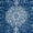 Navy Blue, variant on Unique Loom Bromley Collection Area Rug - Midnight (5' 1" Round Light Brown/Ivory)