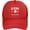 Red, variant on Alaska The Last Frontier Baseball Cap Adjustable Classic Vintage Low Profile Washed Polyester Dad Hat for Men