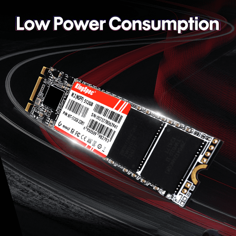 KingSpec 1TB M.2 SATA SSD SATA III 6Gbps Ultra-Slim Internal M2