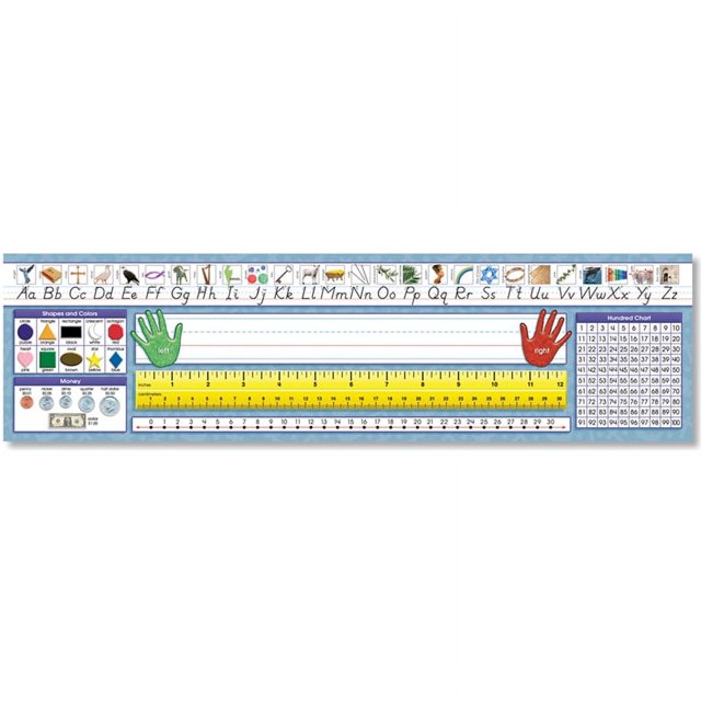 Christian Primary Modern Manuscript Desk Plates, Pack Of 36