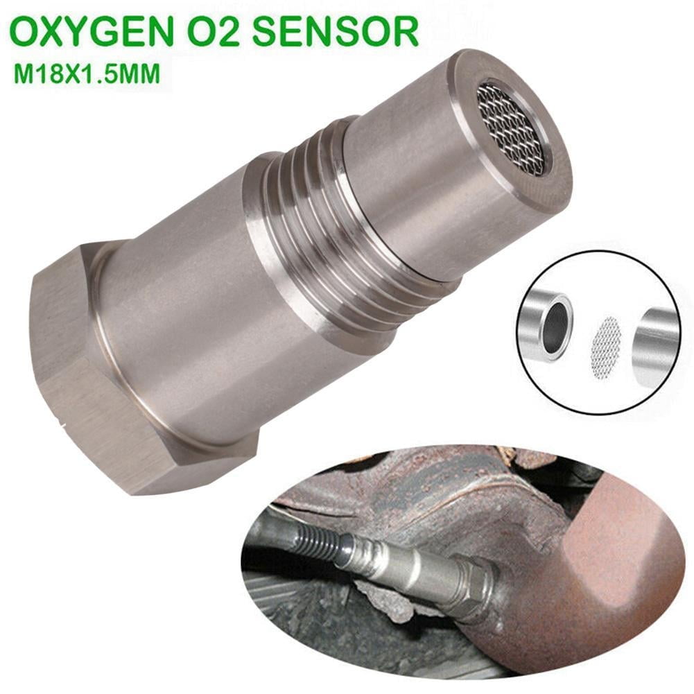 Oxygen Spacer with Stainless Filter,Hex Adapter for Car Check Engine Light
