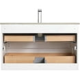 thumbnail image 4 of Blossom Assisi 36" Bathroom Vanity w/ Ceramic Sink | Glossy White| Basin| Wall-Mount Vanity Storage, 4 of 8