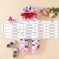 thumbnail image 4 of Duqingm Newborn Baby Jumpsuit Outfit Hoody Coat Winter Infant Rompers Toddler Clothing Bodysuit (Pink,6-9 Months), 4 of 4