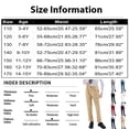 thumbnail image 3 of YOUYEDIAN Boys Dress Pants Slim Fit School Uniform Pants for Boys Adjustable Waist Trousers (Red, 6-7 Years), 3 of 6