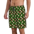 thumbnail image 2 of Sikiie Gnomes In Caps Print Men's Beach Shorts, High Elastic Quick-drying Shorts - with Drawstring and Slip Pockets, Suitable for Beach, Sports, Vacation-Small, 2 of 6