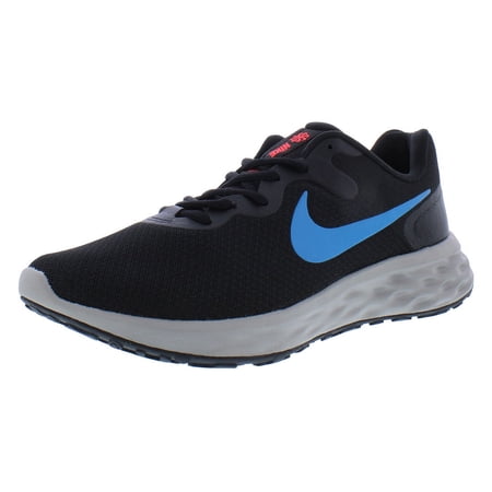 Nike Revolution 6 Next Nature Black/Laser Blue-Cobblestone DC3728-012 Men's Size 8 Medium