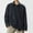 Dark Gray, variant on Gspmoly Men Tshirt, Men'S Casual Solid Color Button Lapel Fashion Long Sleeve Shirt. Summer Tops up to 70% Off
