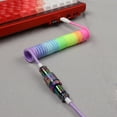 thumbnail image 4 of Type-c Usb Mechanical Keyboard Cable With Gx16 Dazzling Aviator Connector Plug Coiled Usb Keyboard Cable, 4 of 4