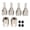 Silver, variant on M Buder RC Diff Outdrive Steel Efficient Power Transmission System Stable Differential Cup Set Upgraded Replacement Parts for 1/7 1/8 Scale Cars Black