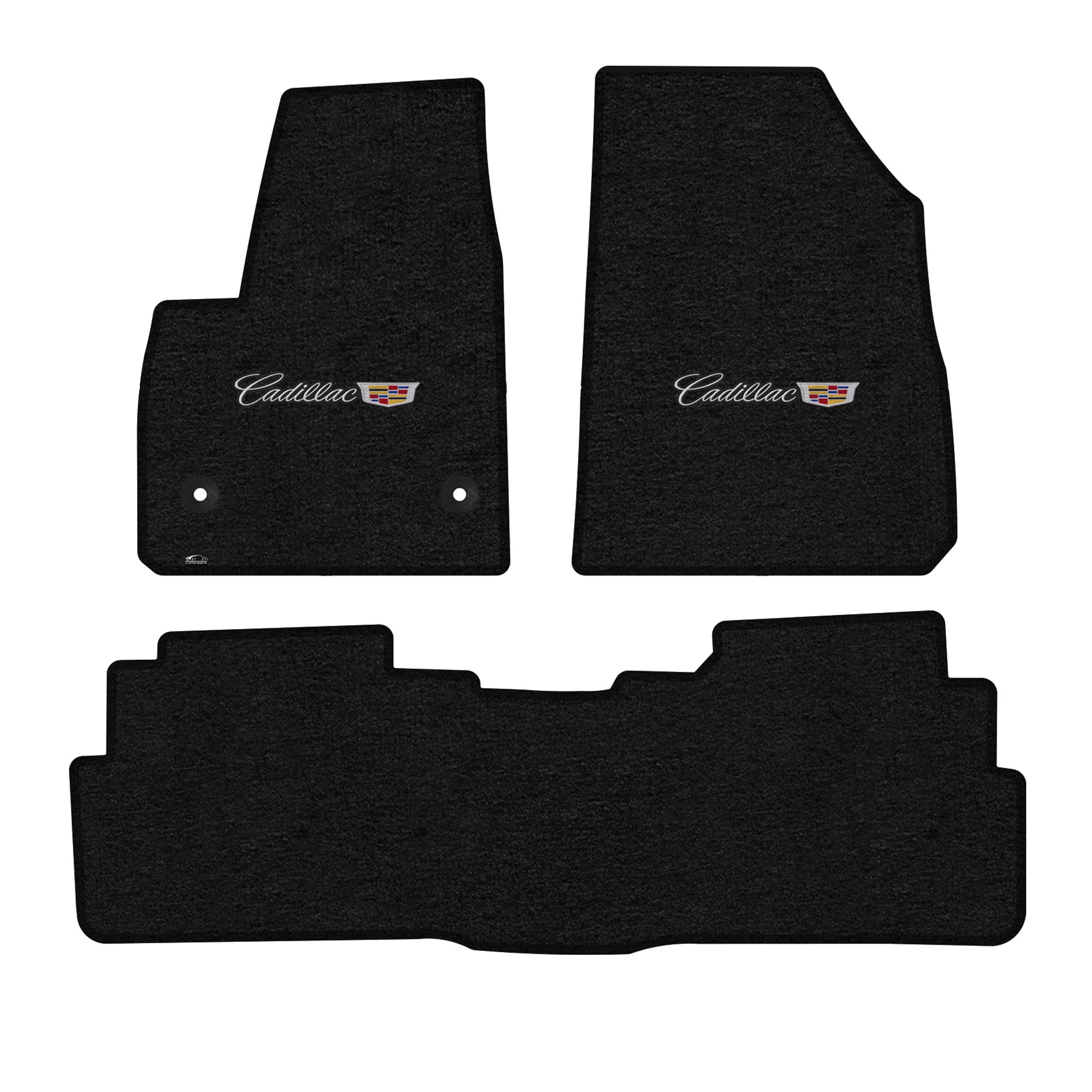 Lloyd Mats Custom Fit Floor Mats for Cadillac XT6 2020On LogoMat 3Pc