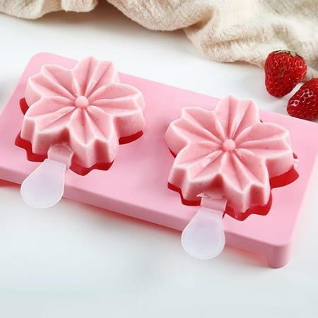 

Bobasndm Ice-lolly Mould Healthy 1 Set 2 Grids Ice Cream Mold Juice Ice-lolly Mould Multifunction Durable for Household