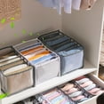 thumbnail image 4 of Wardrobe Clothes Organizer Closet Storage Baskets Save Space Clothing Storage Box Portable Storage Containers For Bedroom, 4 of 8