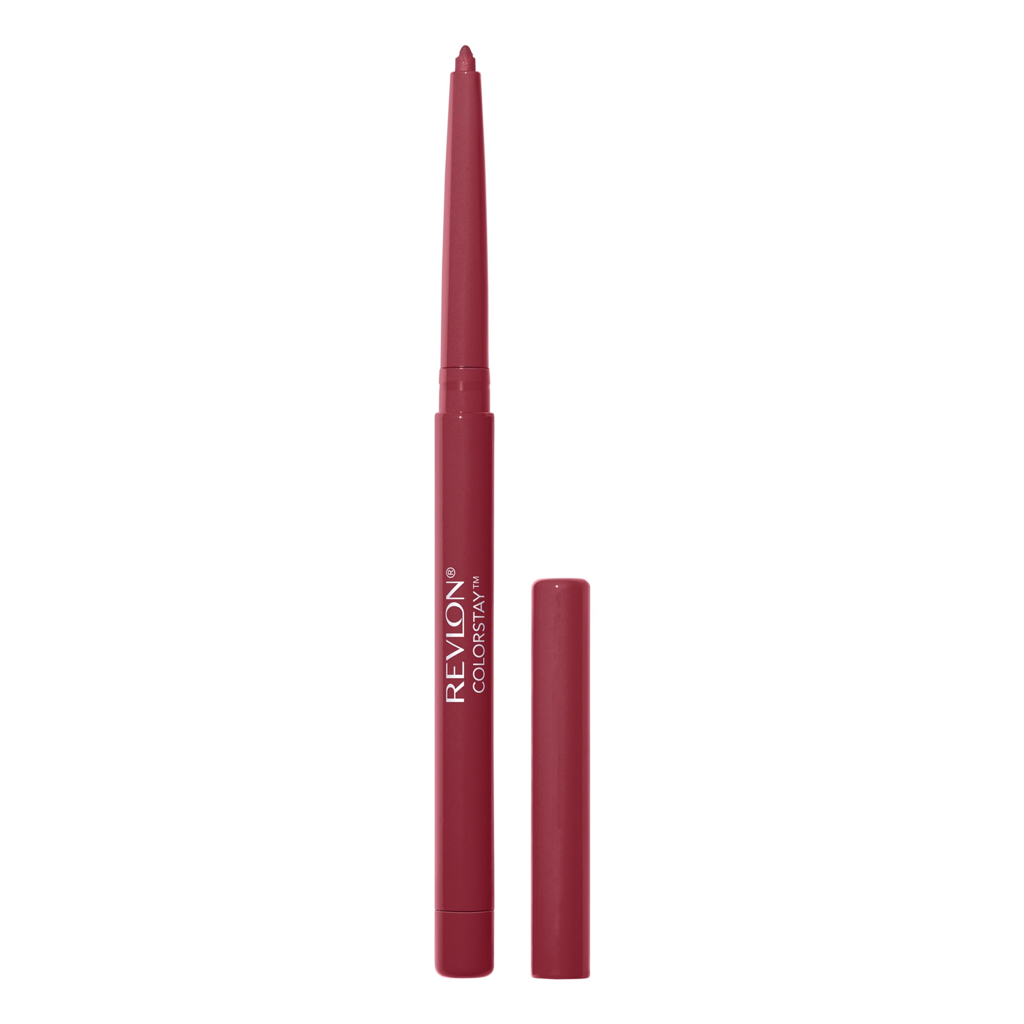 Revlon Lip Liner by Revlon, Colorstay Face Makeup with Built-in-Sharpener, Longwear Rich Lip Colors, Smooth Application, 670 Wine, 670 Wine, 0.01 oz
