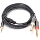 thumbnail image 4 of Conector JK-366 3.5 mm A DOBLE Línea de Audio de 6.35 mm Conectores de Oro Masculino Cable de audio, 4 of 7