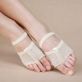 thumbnail image 3 of HYwys Ladies Lyric Dance Shoes Practice Yoga Shoe Foot Thongs Footundeez for Modern Dance Socks Gymnastic Sandals Ballet (Black,37), 3 of 6