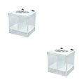 thumbnail image 1 of Methold Caja de malla de aislamiento Diseño de ventosa Incubadora de cría de peces Red Acuario Caja de incubación colgante Nuevo S 2piezas Methold CBP100990, 1 of 5