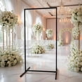 thumbnail image 2 of predolo Rectangular Backdrop Stand Thickened Steel Wedding Arch Stand High-Temperature Baked Paint Event Decoration for Party, 2 of 9