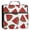 Watermelon Slice Pattern, variant on Water-Resistant 3-Ring Binder Organizer with Multiple Pockets Zipper Binder Bag for Office Serene Blue Lotus Flower