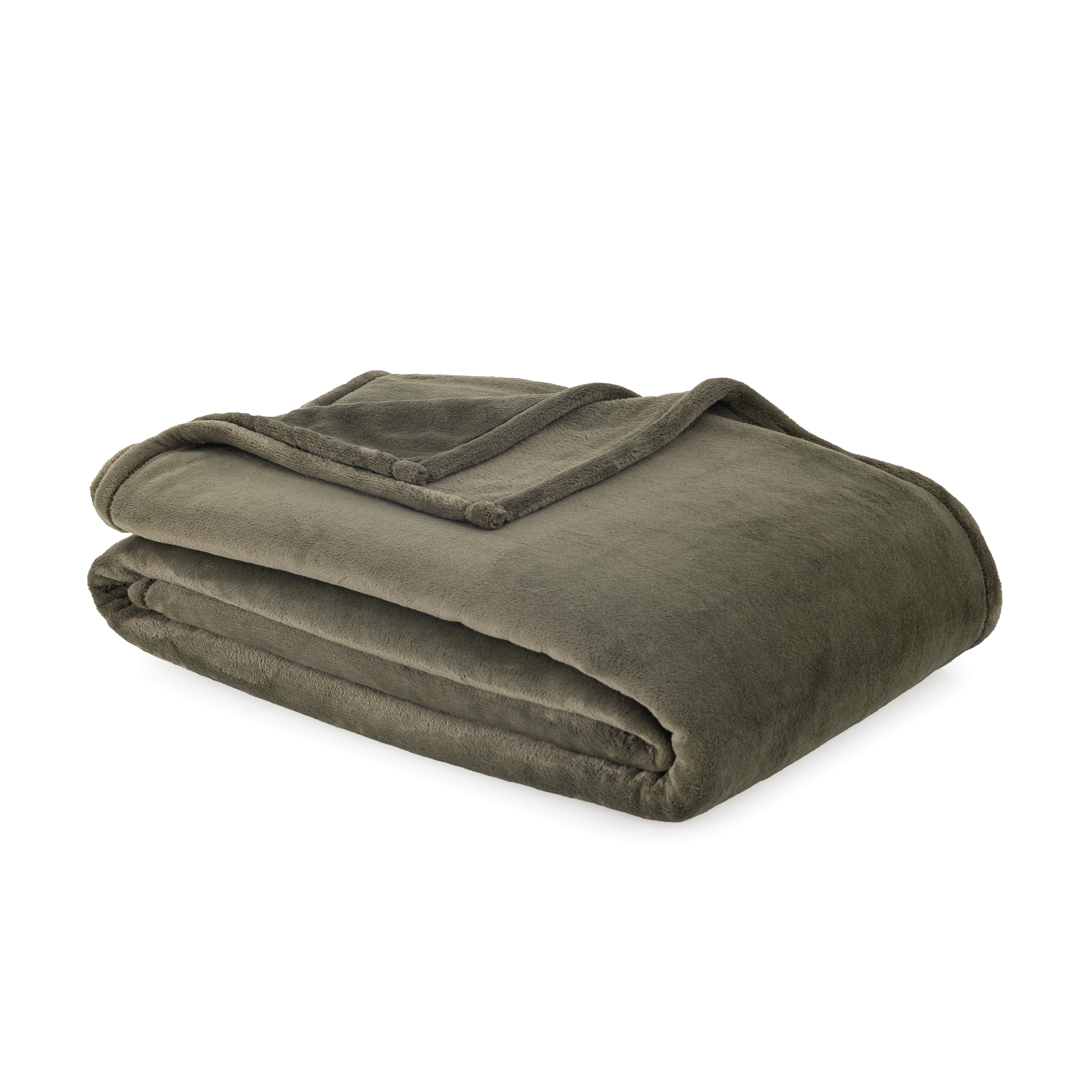 Berkshire Life Cozy Luxe Plush Bed Blanket Ivy Full Queen
