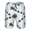 thumbnail image 4 of Naloa Sea Turtle Men's Beach Shorts, Surfing shorts, Swim trunks, Quick Dry Swim Trunks for Surfing Beach Fun - X-Large, 4 of 9