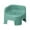 Green, variant on Fwttom Small Step Stool, Kids' Square Low Chair with L-Shaped Backrest, Thickened Small Stool Chair for Bathroom, Family Play, Balcony, Patio & Bedtime, 10.24" Height