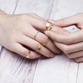 thumbnail image 2 of 1 juego 5 uds nueva piedra turquesa Boho Midi medio s apilables Zulema  Anillos, 2 of 5