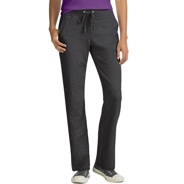 hanes women's french terry jogger with pockets