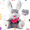 Gray, variant on Lunxisen 1 Pcs Easter Talking Bunny Plush Toy Repeats Your Voice Interactive Stuffed Animal Gift