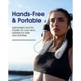 thumbnail image 2 of Bladeless Neck Fan,portable Fan Rechargeable,personal Fan,hands Free Around The Neck Fan, 2 of 5