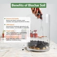 thumbnail image 4 of ZCXP 24 Quarts Premium Organic Biochar Soil Enhancer, 20lbs Natural Soil Amendment for Gardening & Plant Growth, 4 of 6