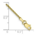 thumbnail image 2 of 10k Solid Yellow Gold 1.5mm Parisian Wheat Chain Bracelet 7 Inch Link Bracelet for Women and Men, 2 of 2