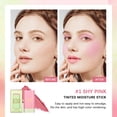 thumbnail image 2 of Coloretes para maquillaje de mejillas - Lápiz multiusos ligero y cremoso para rostro, ojos y labios - Lápiz de contorno 3 en 1 multiusos de larga duración (rosa tímido), 2 of 4