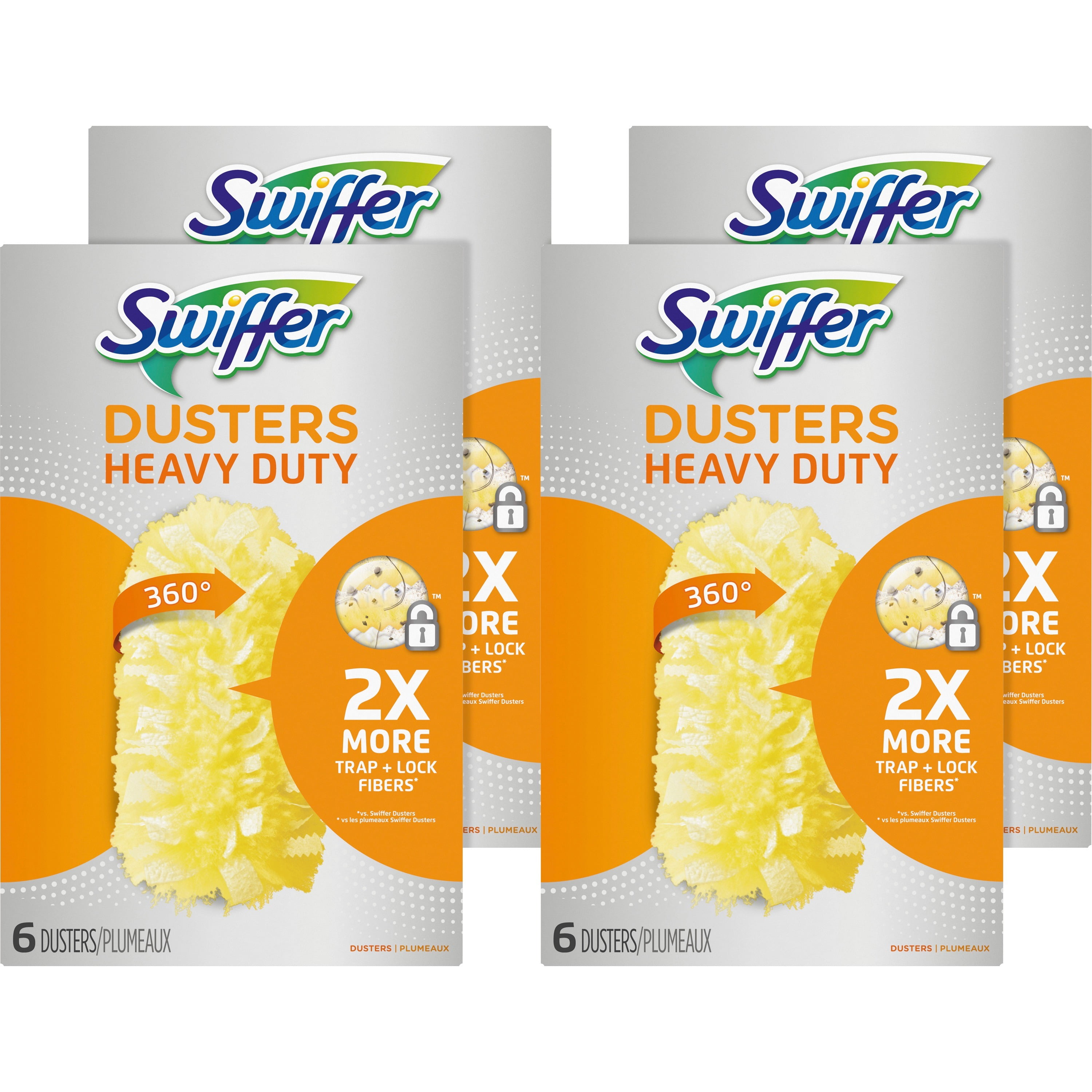 Swiffer, PGC21620CT, 360degree Dusters Refill, 24 / Carton, Yellow