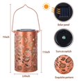 thumbnail image 4 of Farol solar ANYTALK girasol para exterior, impermeable, colgante, 4 of 9