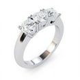 thumbnail image 4 of 1.20 Ct Wonderful Round Real Moissanite Engagement Rings for Women Solid 950 Platinum, 4 of 5