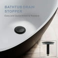 thumbnail image 3 of 43mm Bathtub Drain Stopper Bathroom Bath Replacement Tub Sink Waste -Up Plug, 3 of 8