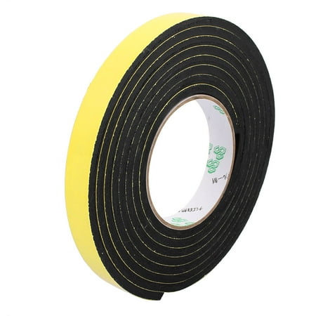 18mm x 5mm Single Sided Self Adhesive Shockproof Sponge Foam Tape 3 Meters