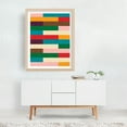 thumbnail image 3 of Kilim - Mid Century Modern Geometric - Illustration Geometric Pattern Mid-Century Modern Abstract Modern Art Minimalist Unframed Wall Art Print 18 x 24 inches, 3 of 4
